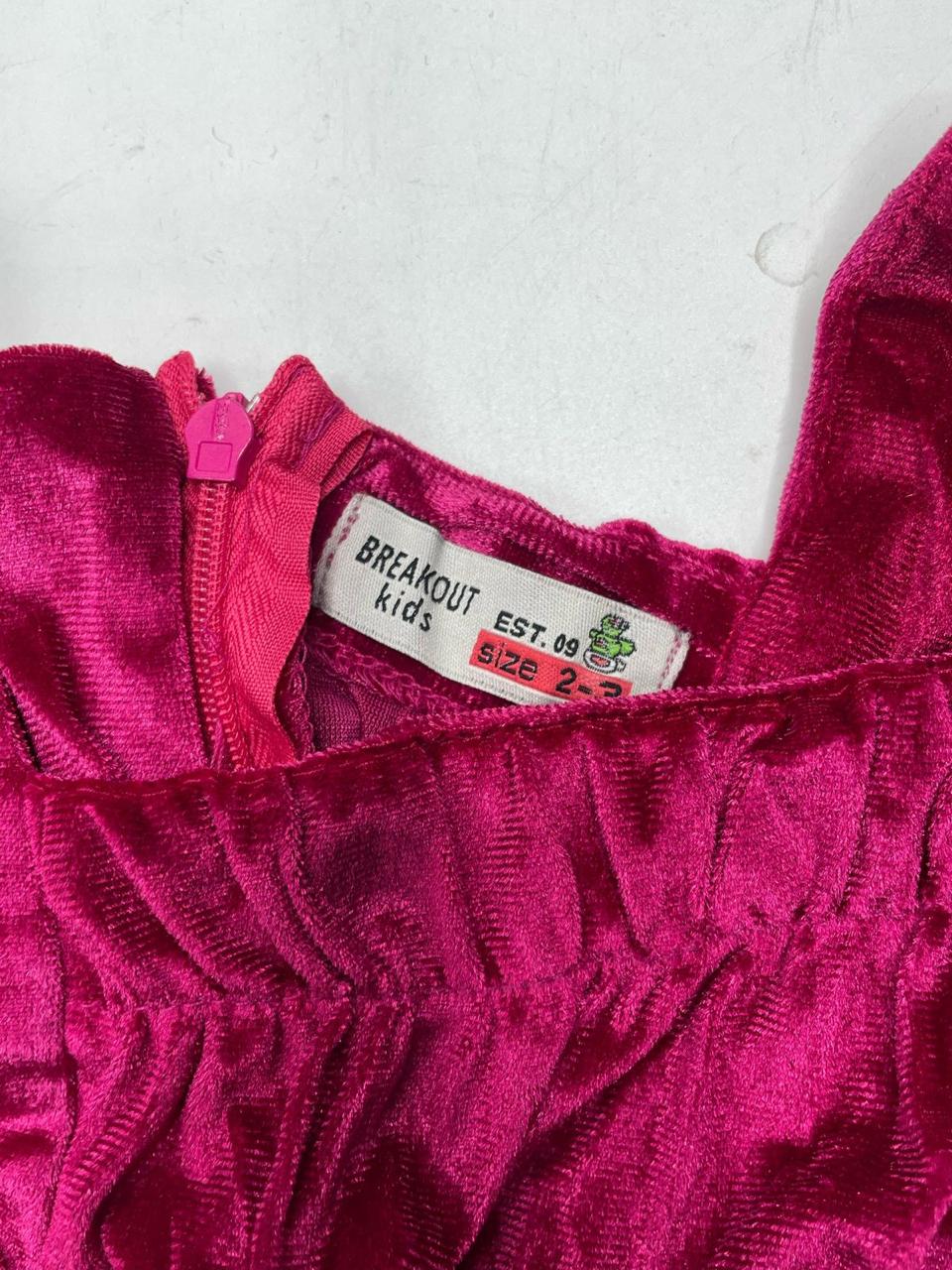PINKISH RED COLOR JUMP SUIT FOR GIRLS