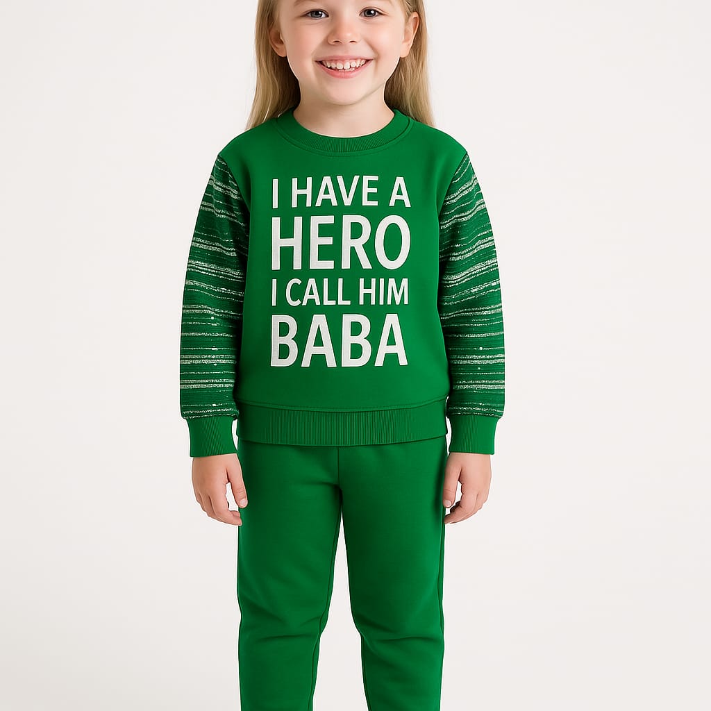 Baba Is My Hero Tracksuit – Love You Forever!