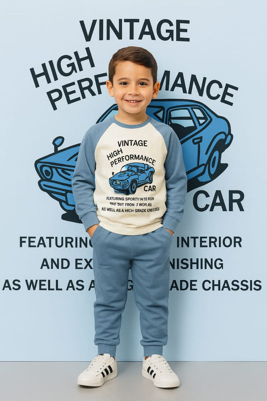 Vintage Racer Tracksuit – For the Little Speed Star!