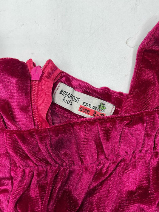 PINKISH RED COLOR JUMP SUIT FOR GIRLS